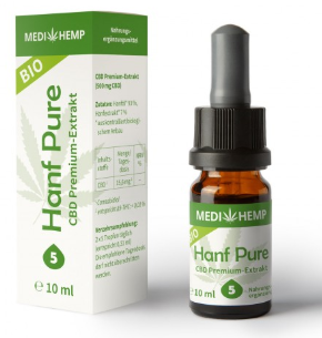 MediHemp Hanf Pure 5% CBD 10ml
