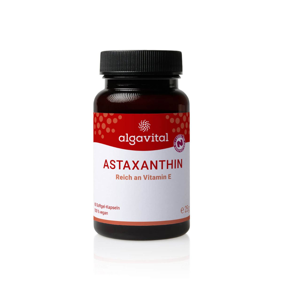 Astaxanthin, vegan 60Stk. (Vitamin E)