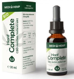 MediHemp Hanf Complete 2,5% CBD, 30ml